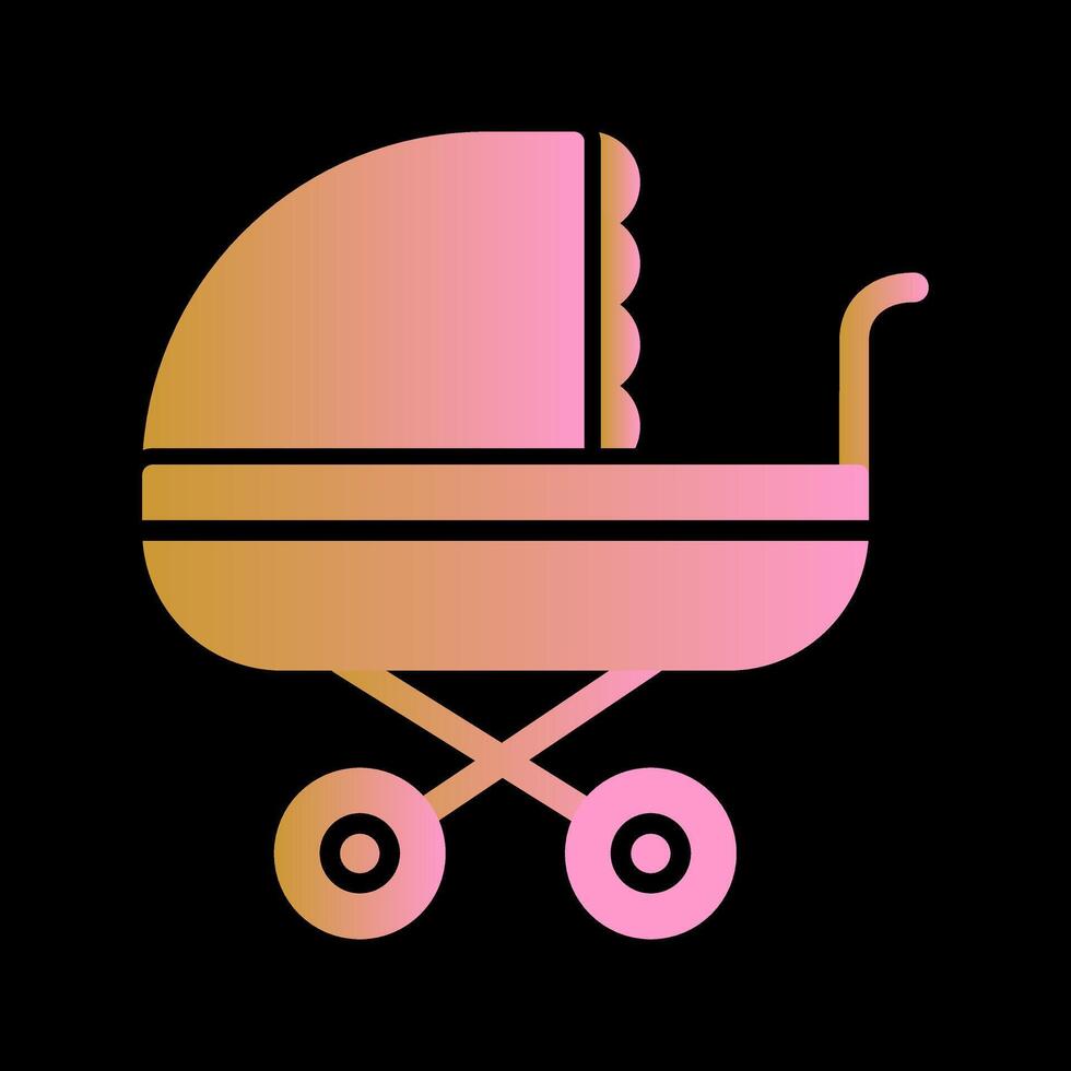 Stroller Time Icon Design vector