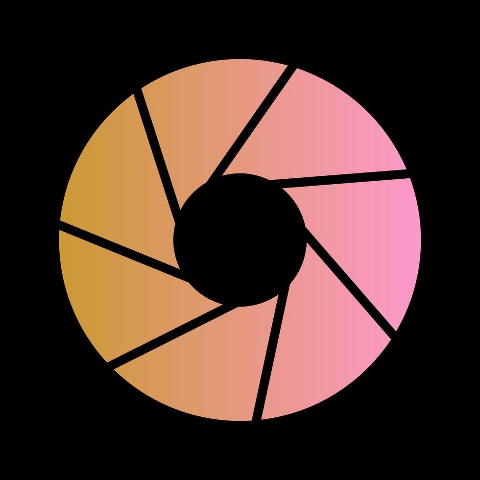 Aperture Artifacts Icon Design vector