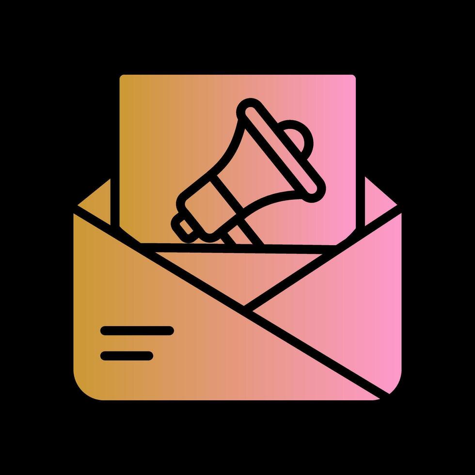 Email Marketing Icon Design vector