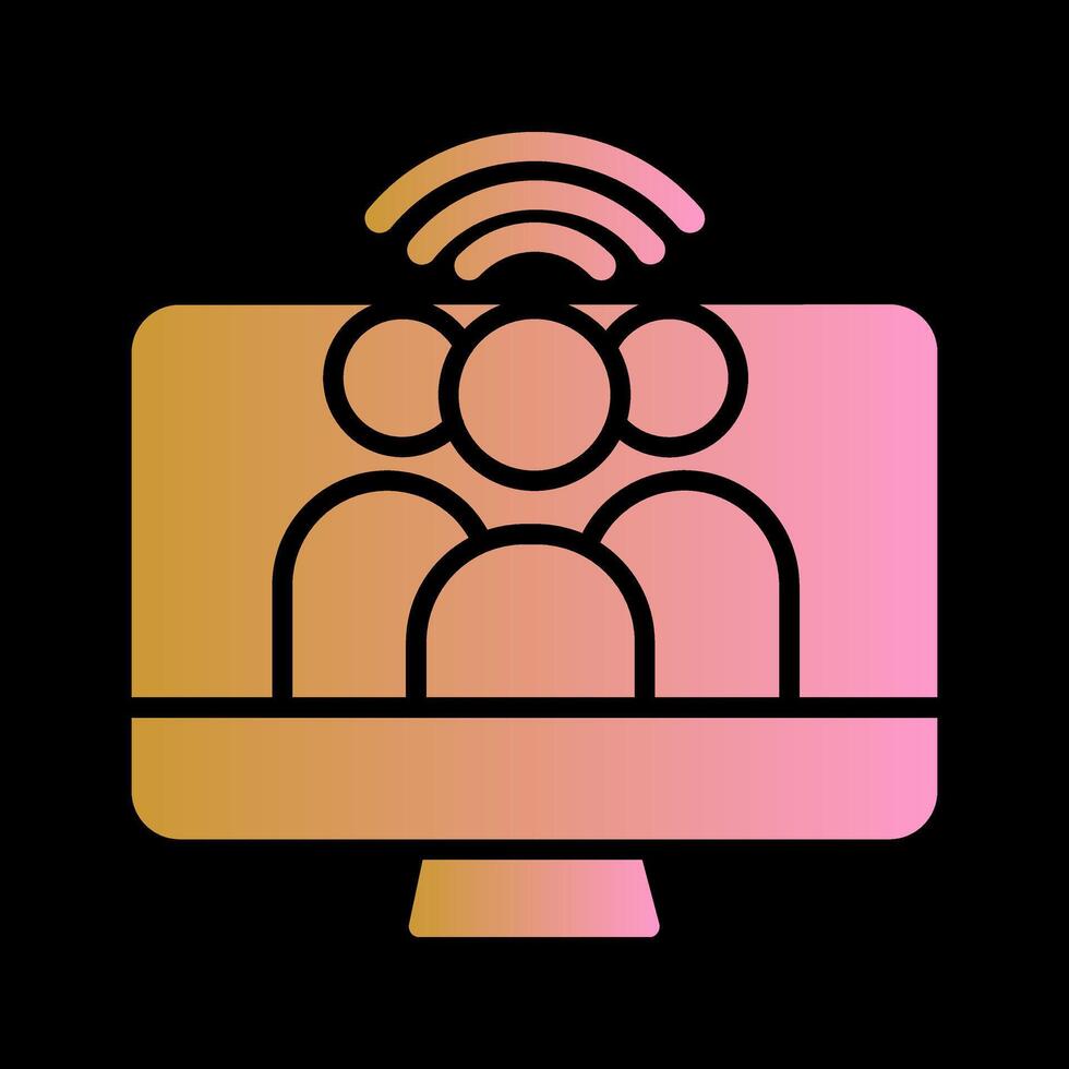 Influencer Icon Design vector