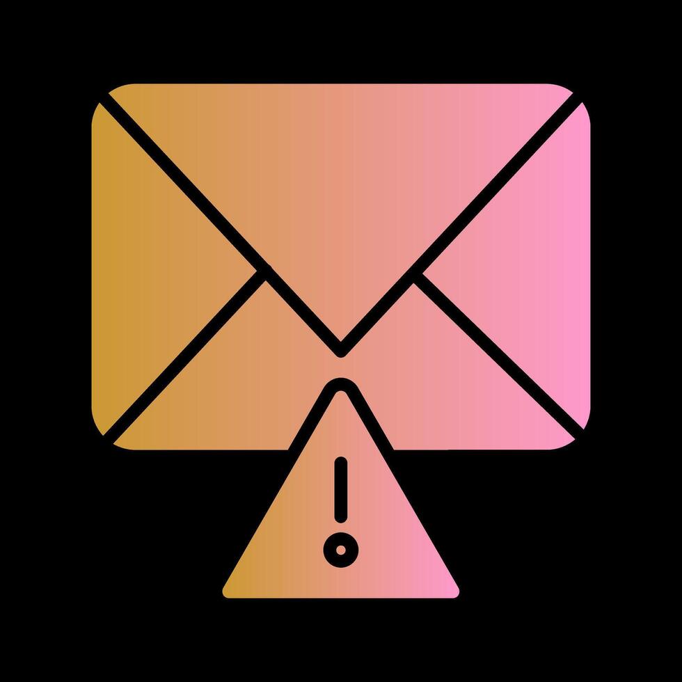 Message Alert Icon Design vector