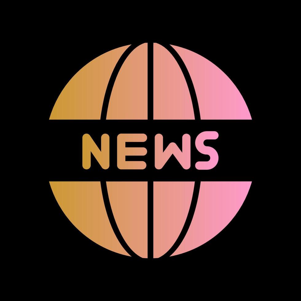 News Website Icon Design vector