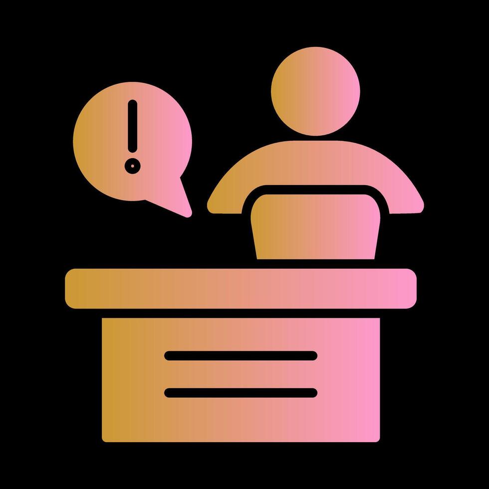 Service Desk Icon Design vector