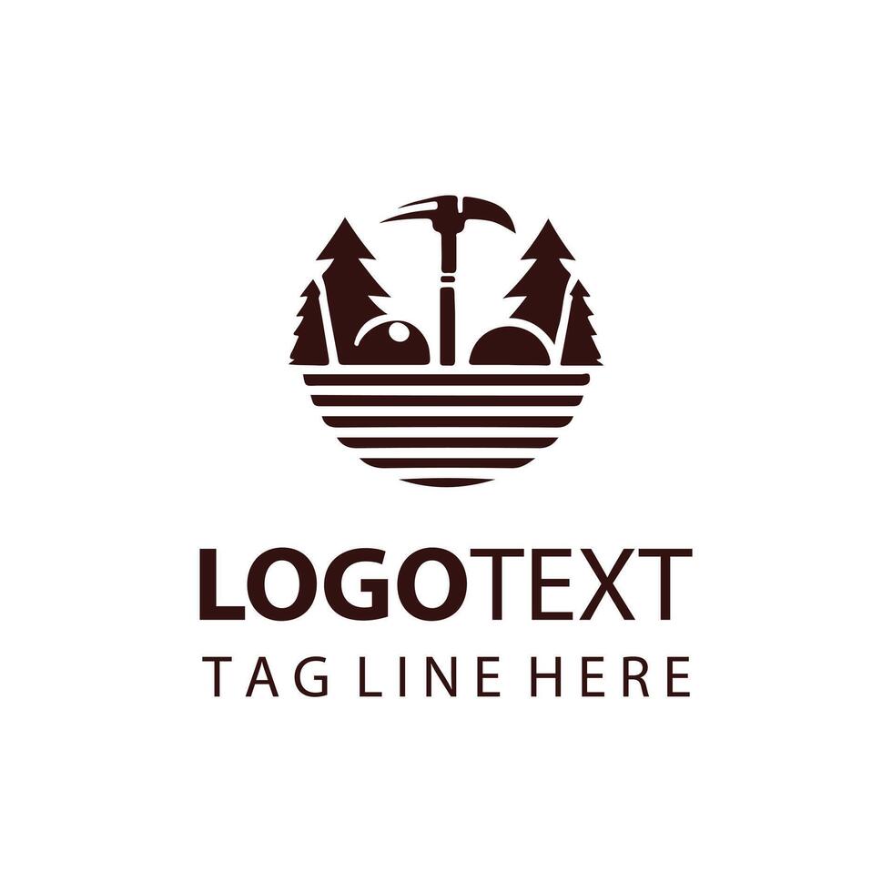 Vibrant Roots Landscaping logo vector