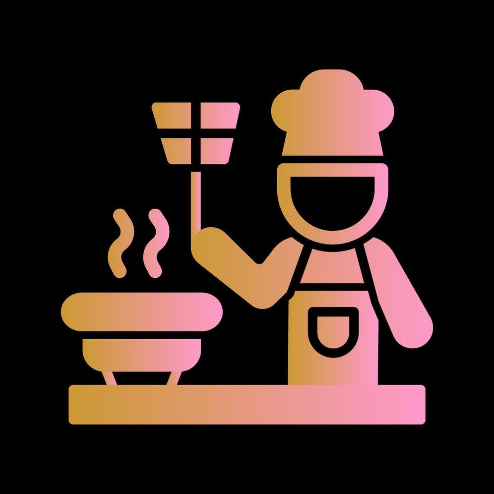 Cooking Together Icon Design vector