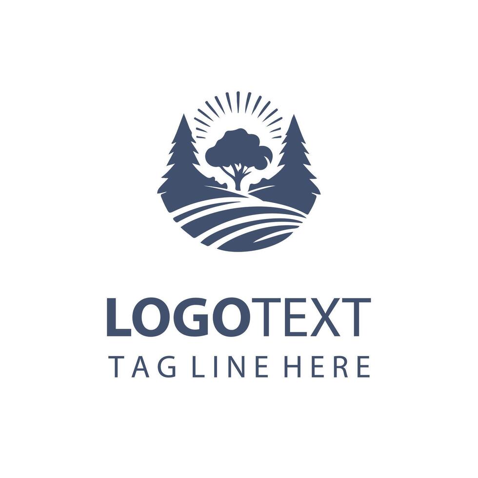 Luxe Landscapes Co logo vector