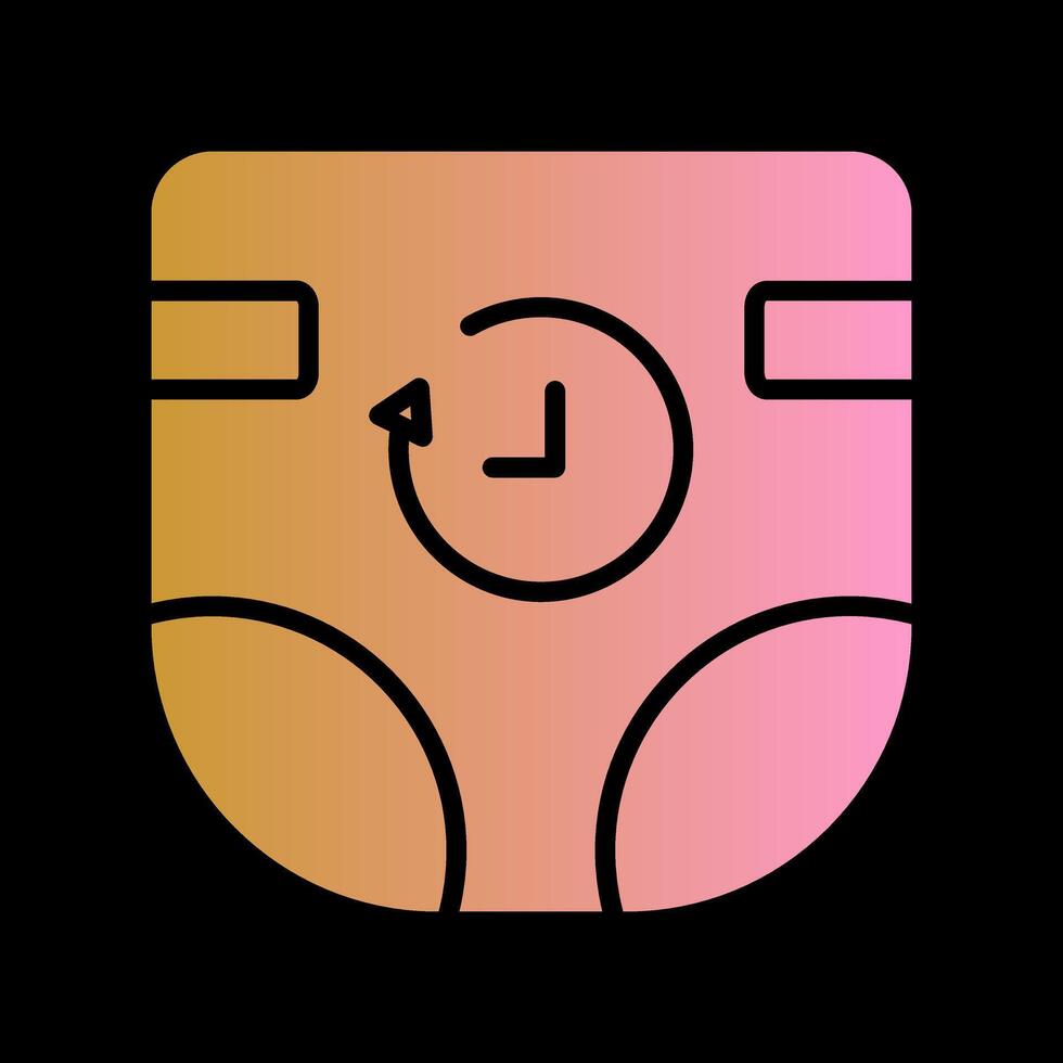 Diaper Duty Icon Design vector