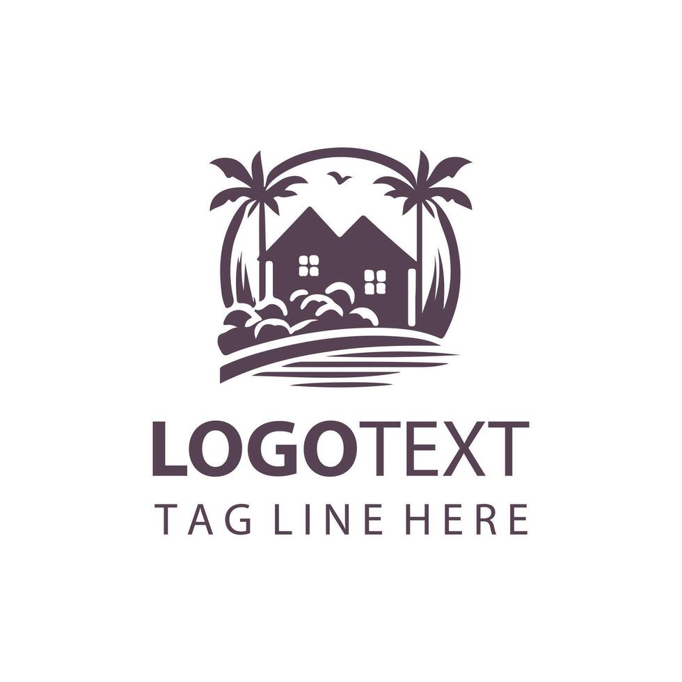 Flourish Landscaping logo vector