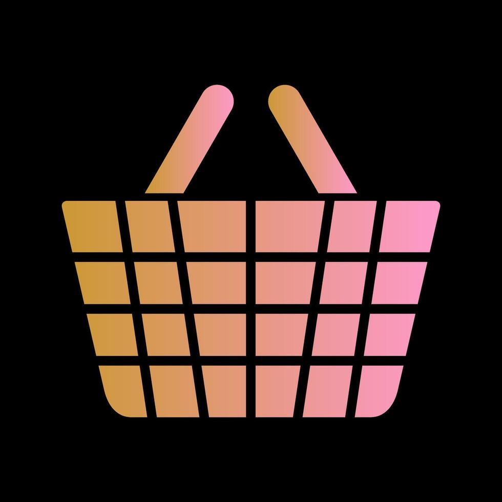 Shopping Basket Icon Design vector