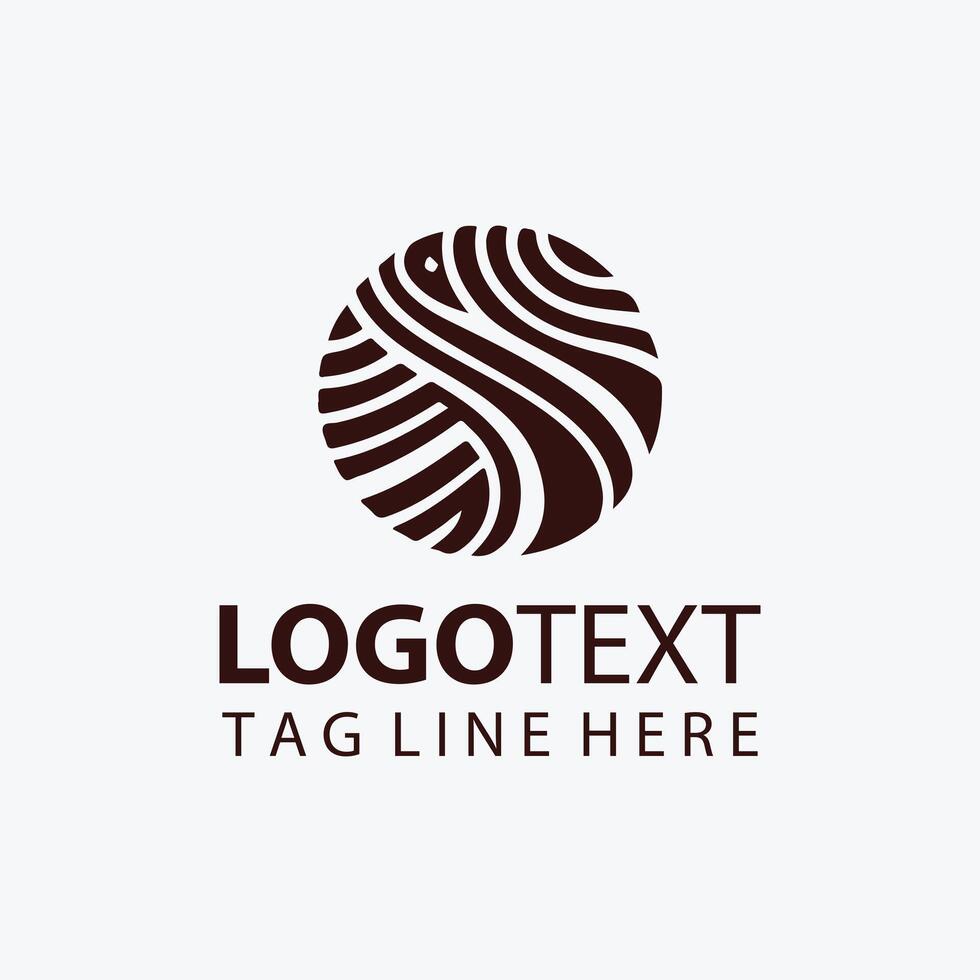 The Yarn Spool logo vector