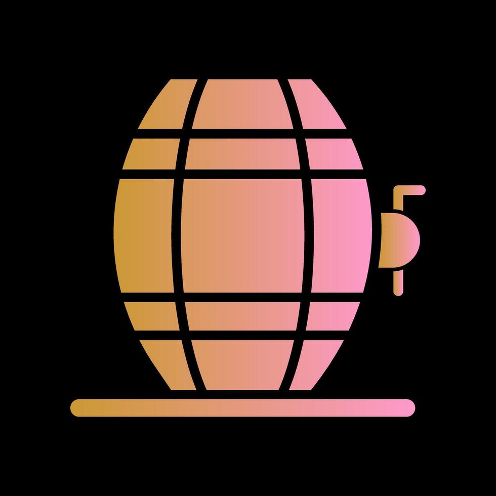 Wine Barrel Rack Icon Design vector