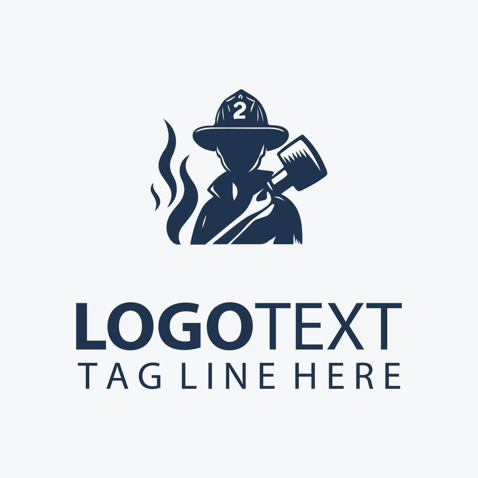 Fire front Response logo vector