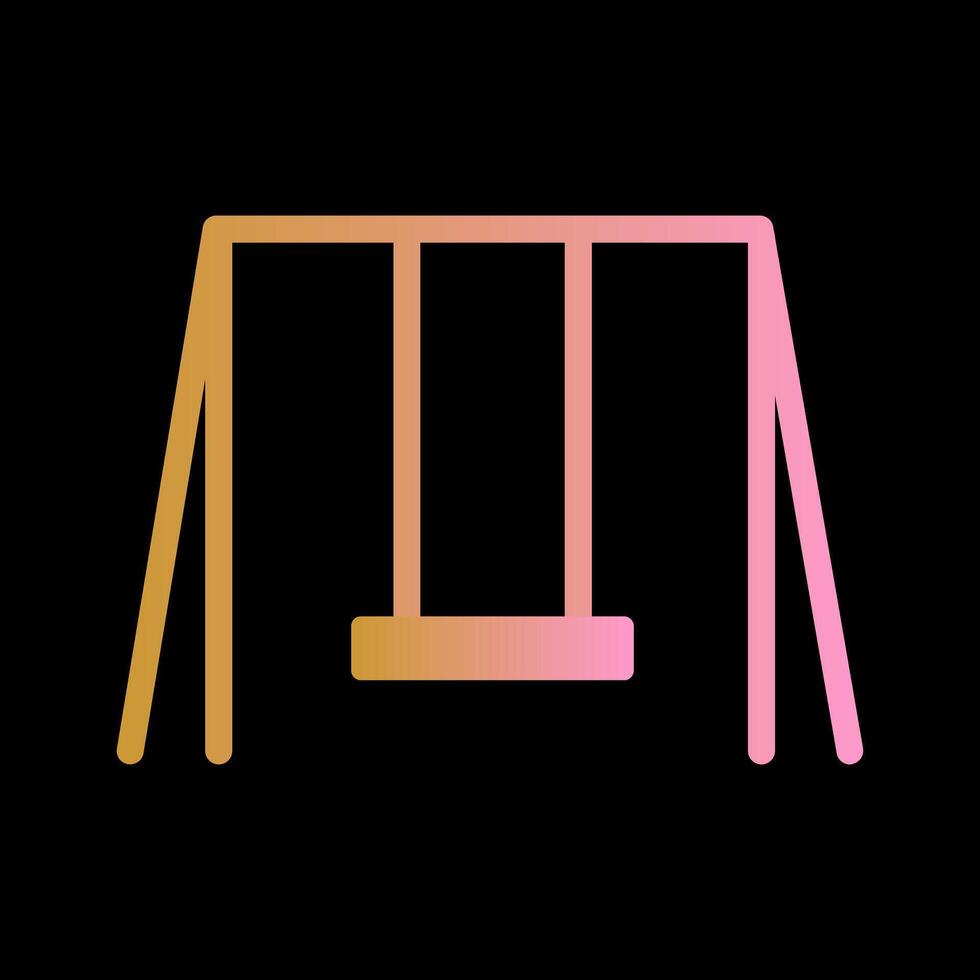 Swing Time Icon Design vector