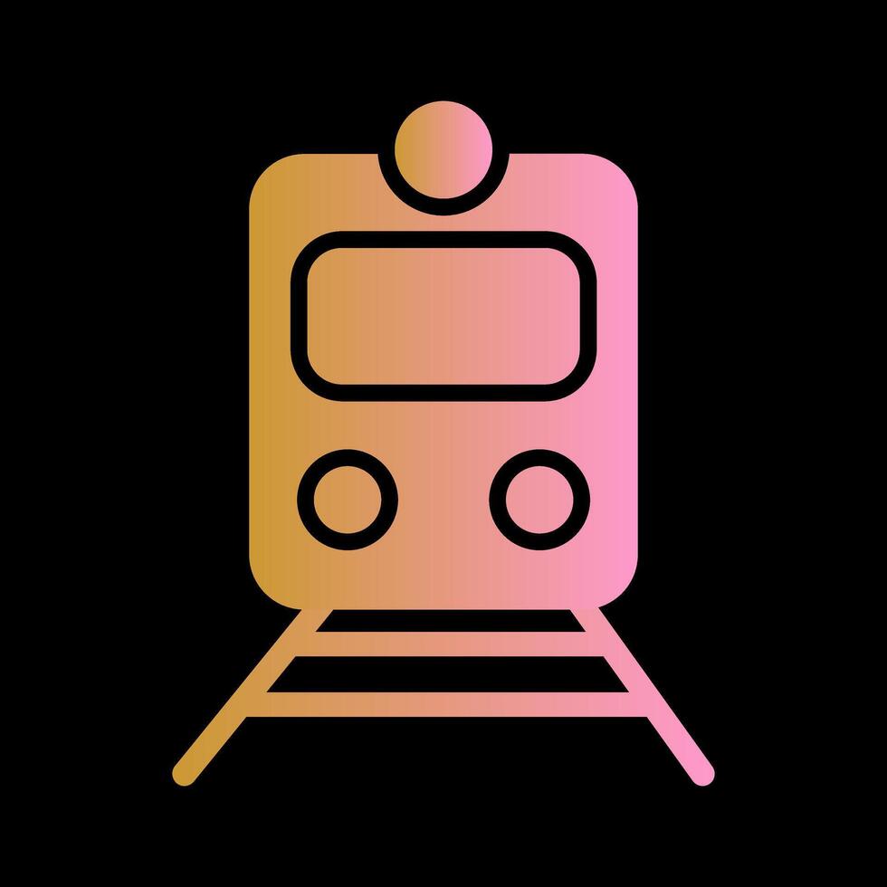 Railway Car Icon Design vector