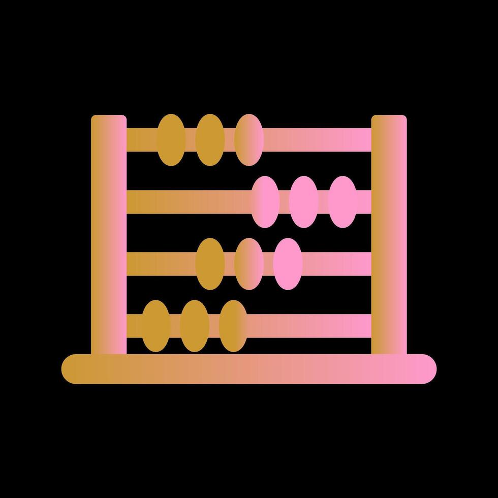 Abacus Icon Design vector