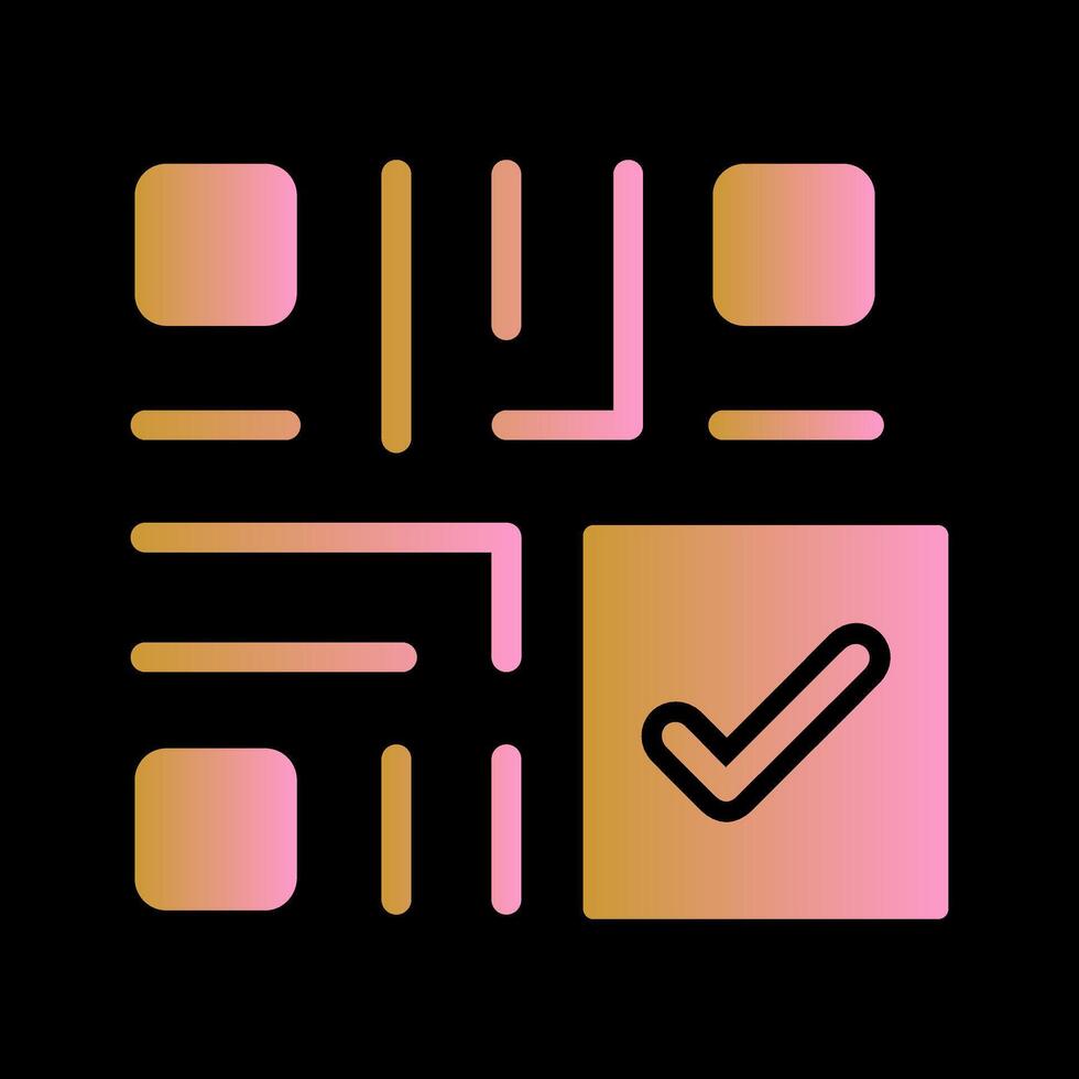 QR Code Checkout Icon Design vector