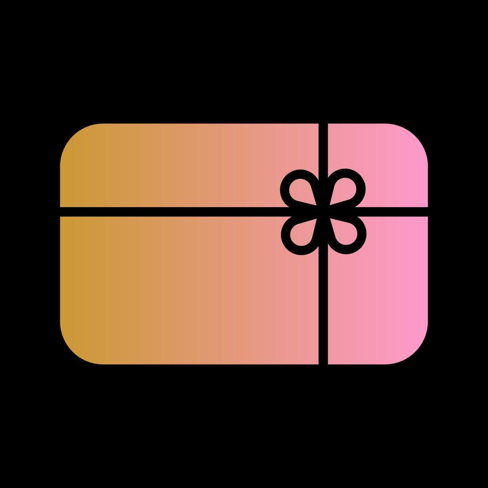 Gift Card Icon Design vector
