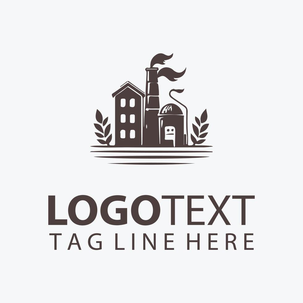 Rustic Mill flour logo vector