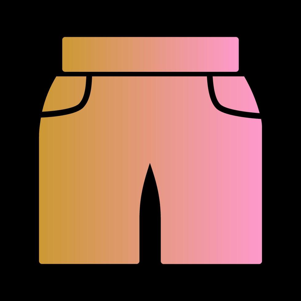 Shorts Icon Design vector