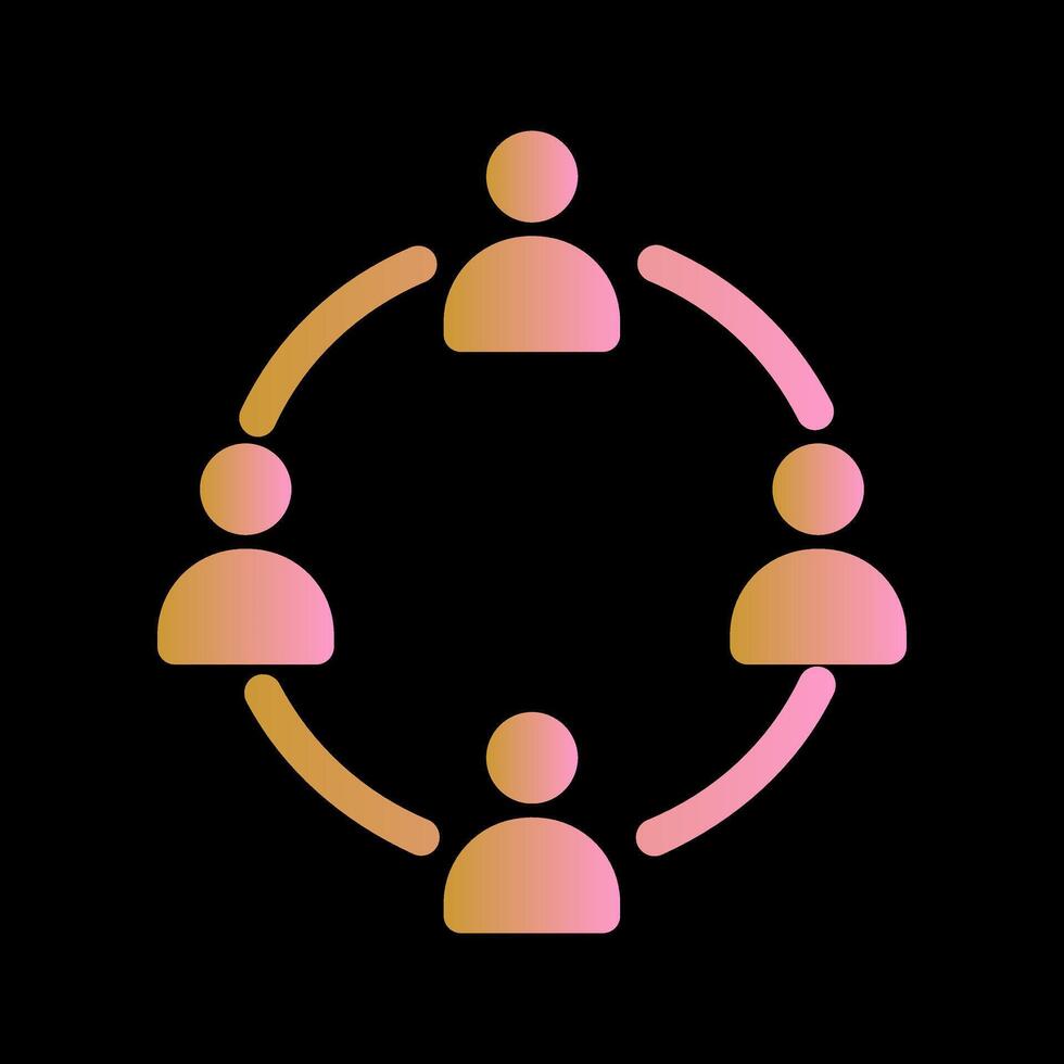Supportive Community Icon Design vector