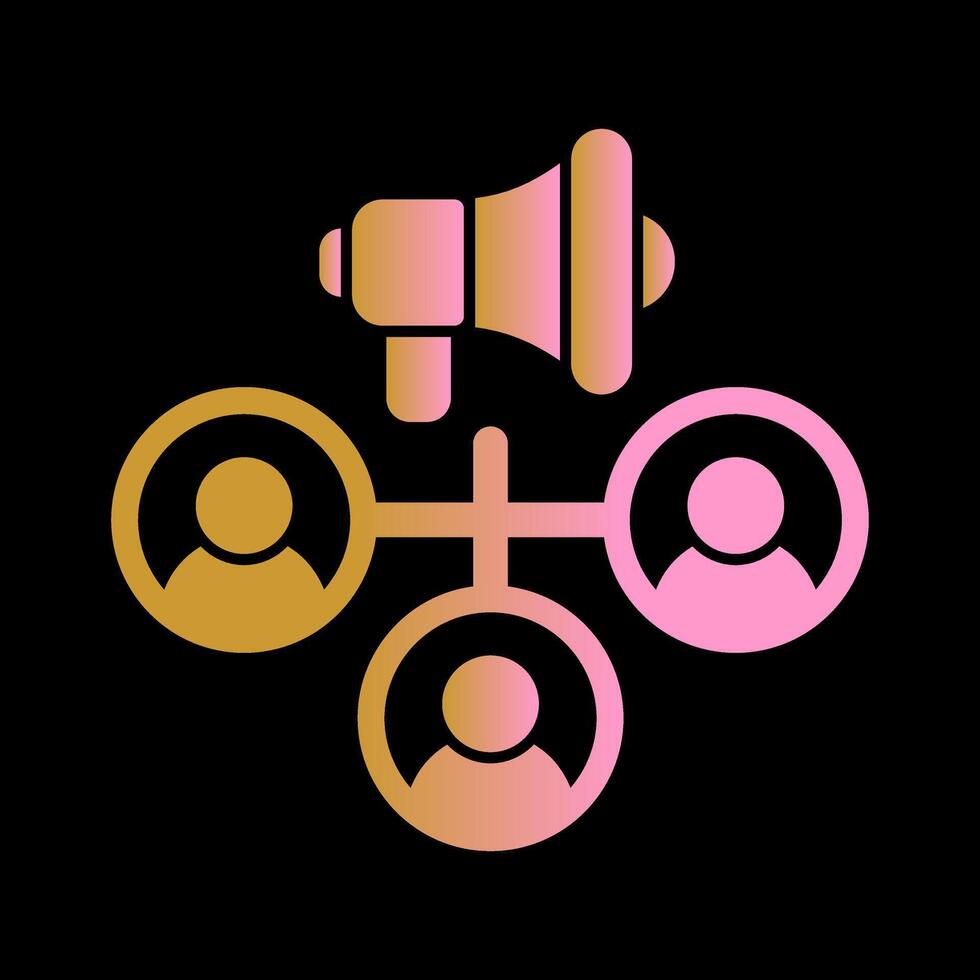 Affiliate Marketing Icon Design vector