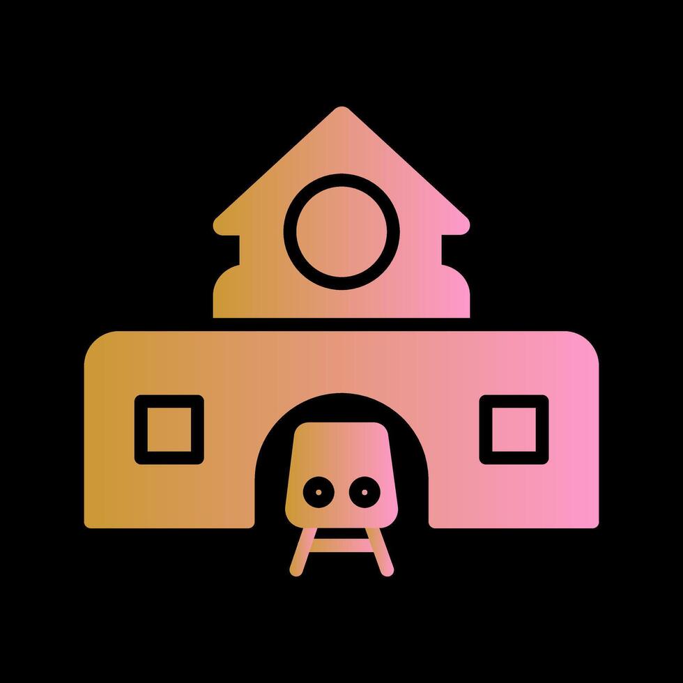 Train Station Icon Design vector