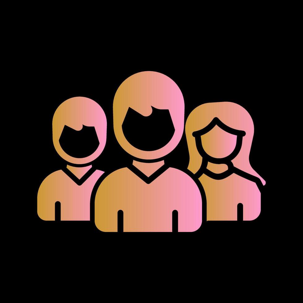Group Photo Icon Design vector