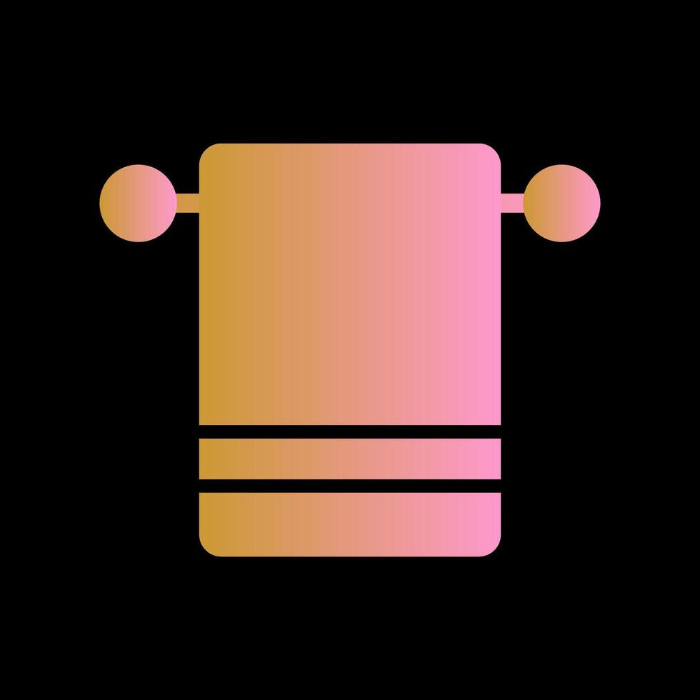Bath Towels Icon Design vector
