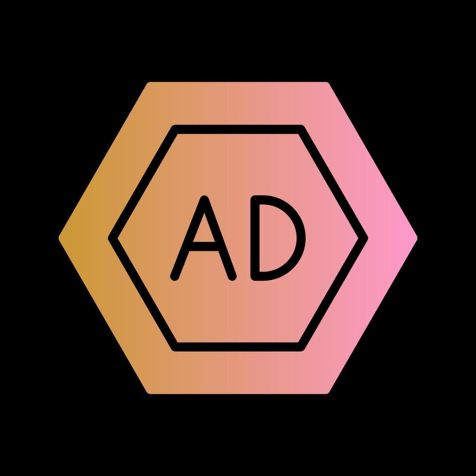 Ad Blocker Icon Design vector
