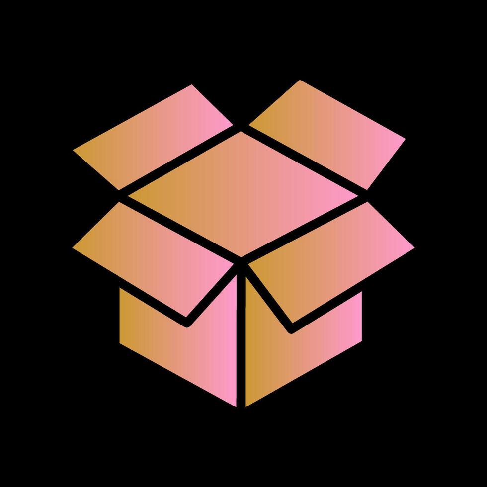 Unwrapping Gift Icon Design vector