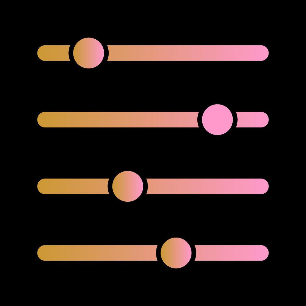 Filtering Icon Design vector