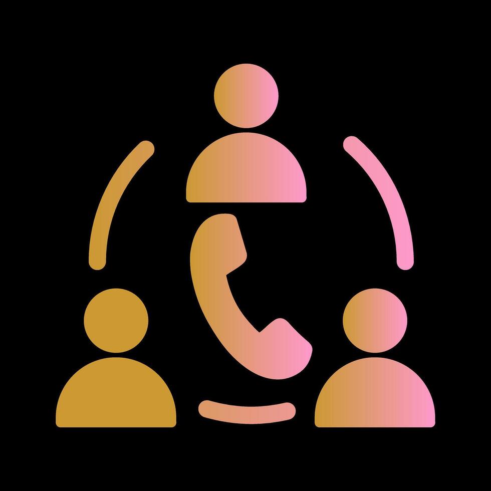 Contact Team Icon Design vector