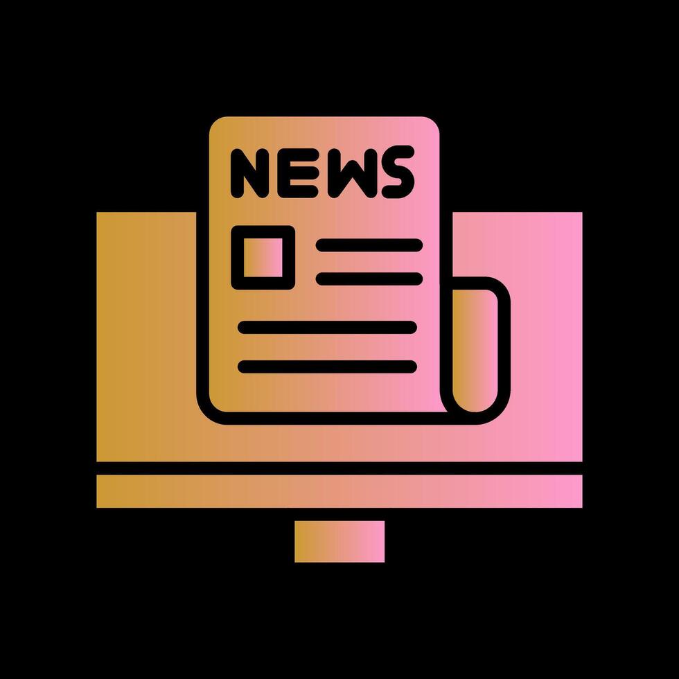 News Report Icon Design vector