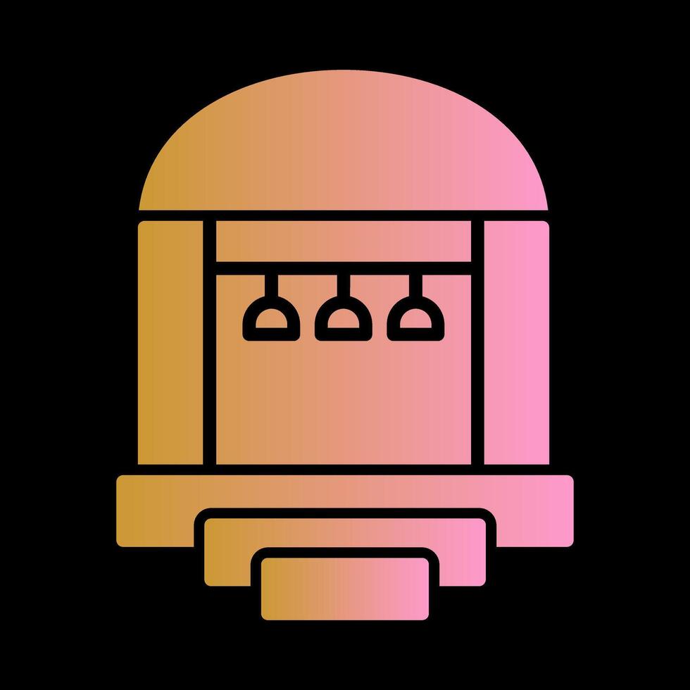 Party Venue Icon Design vector