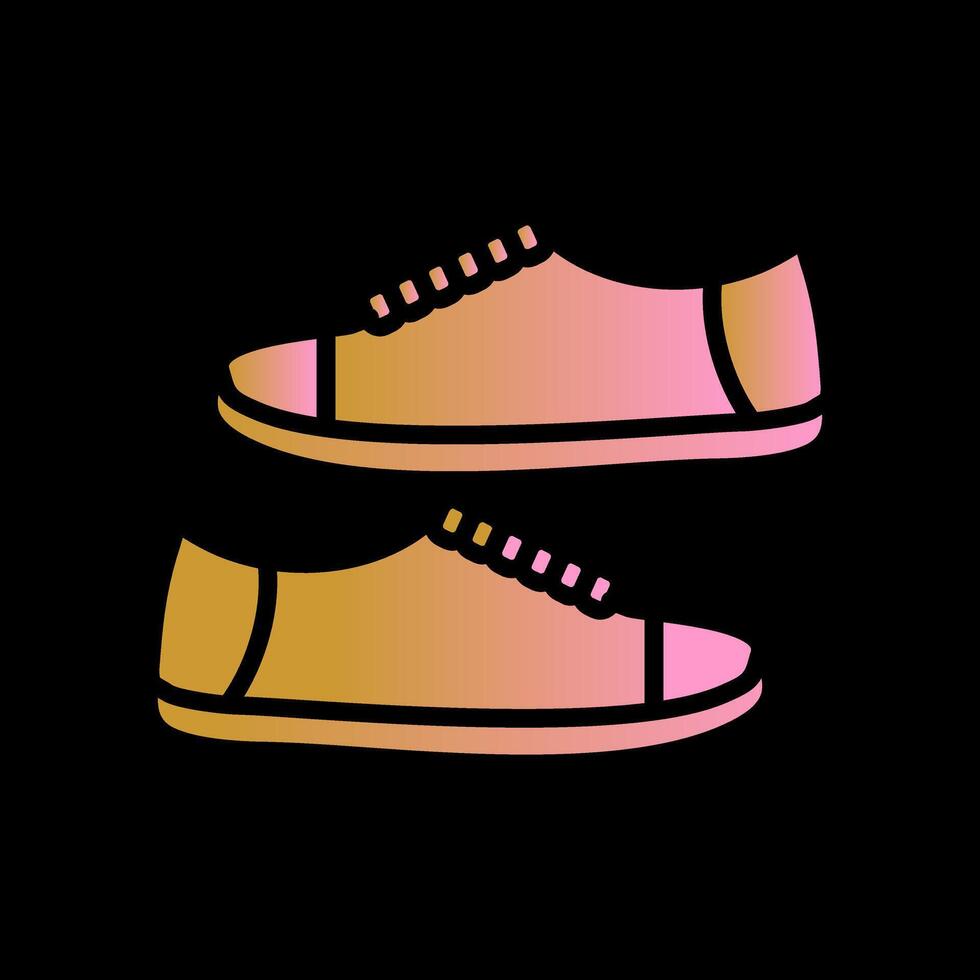 Toddler Shoes Icon Design vector
