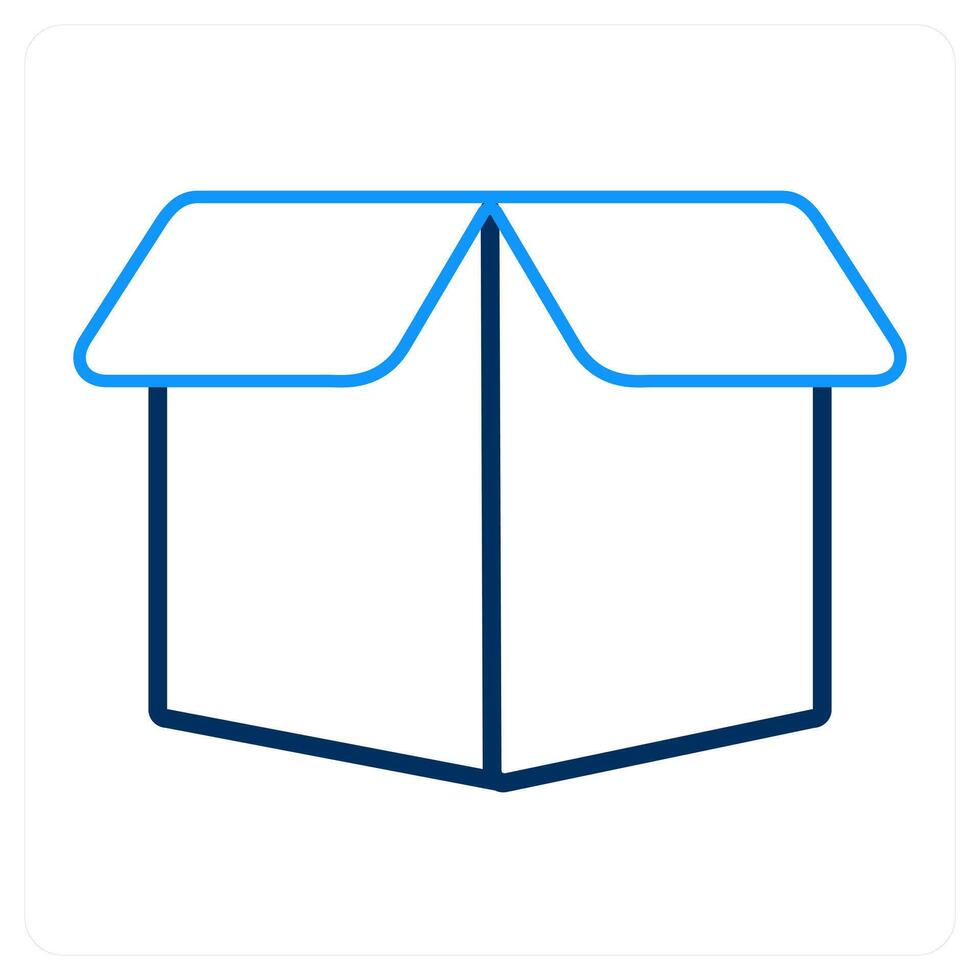 Drop box and logo icon concept vector