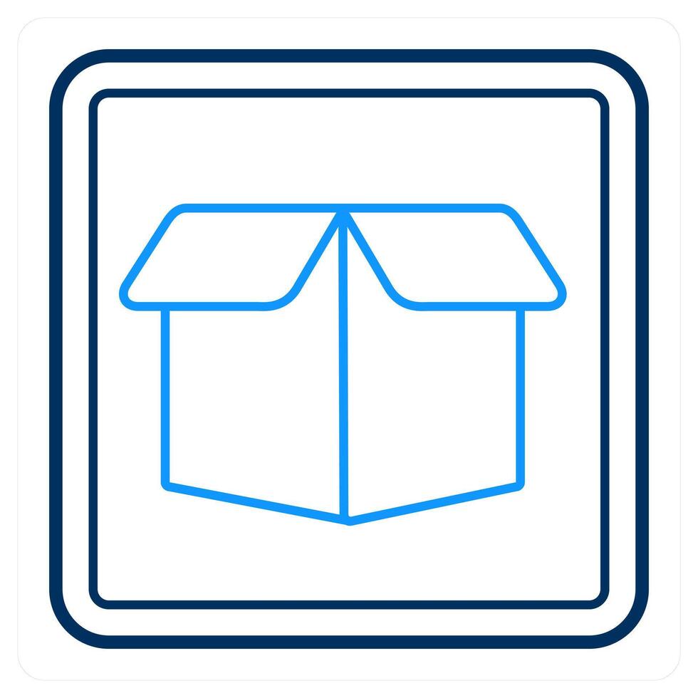 Drop box and logo icon concept vector