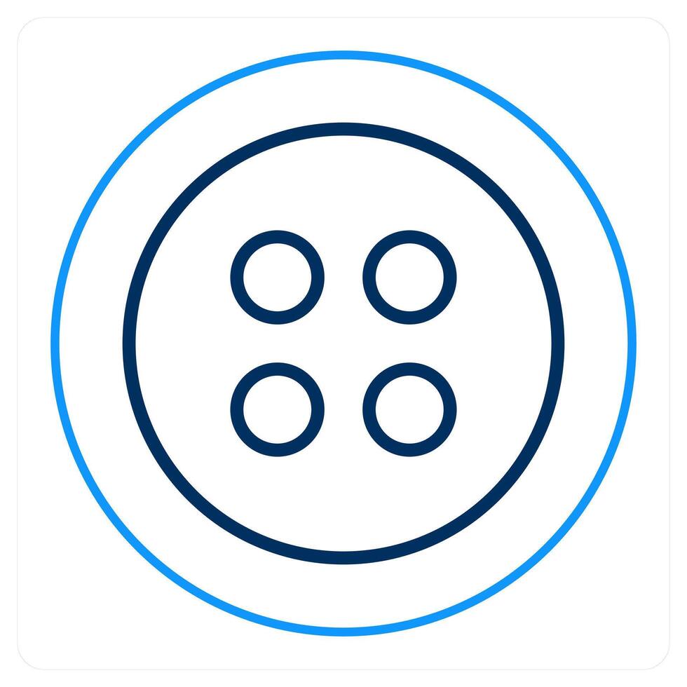 Button and safety icon concept vector