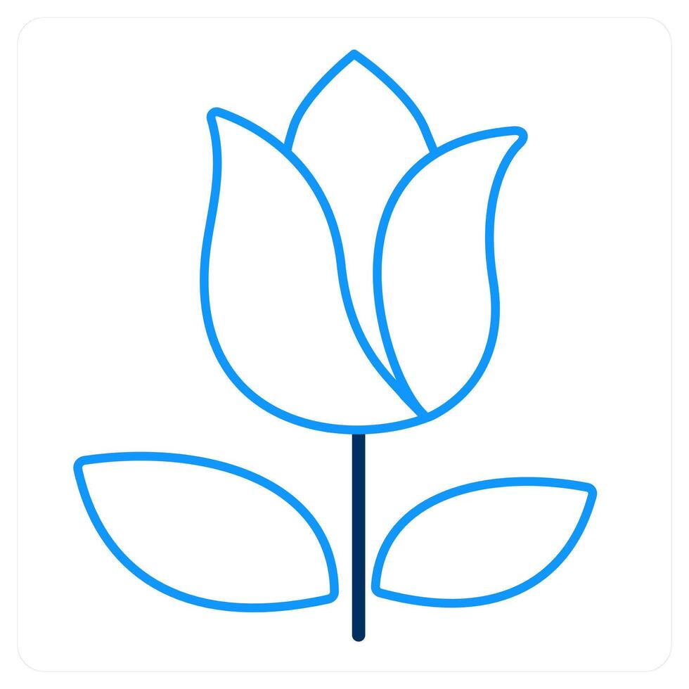 Flower and nature icon concept vector
