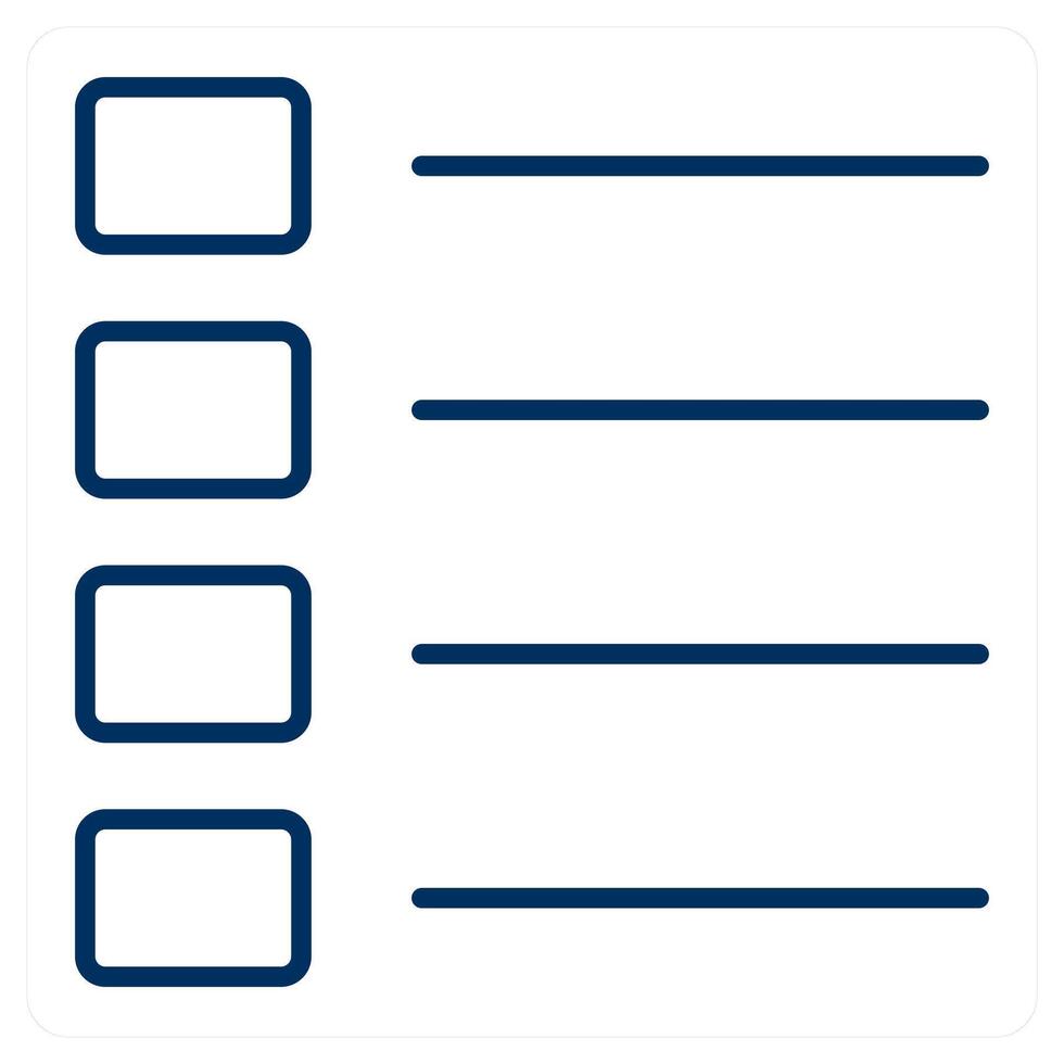 Nav Menu and list icon concept vector