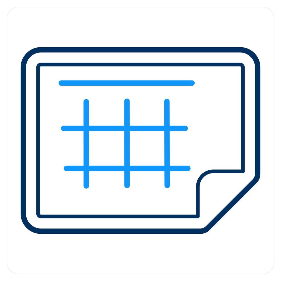 Excel Sheet and file icon concept vector