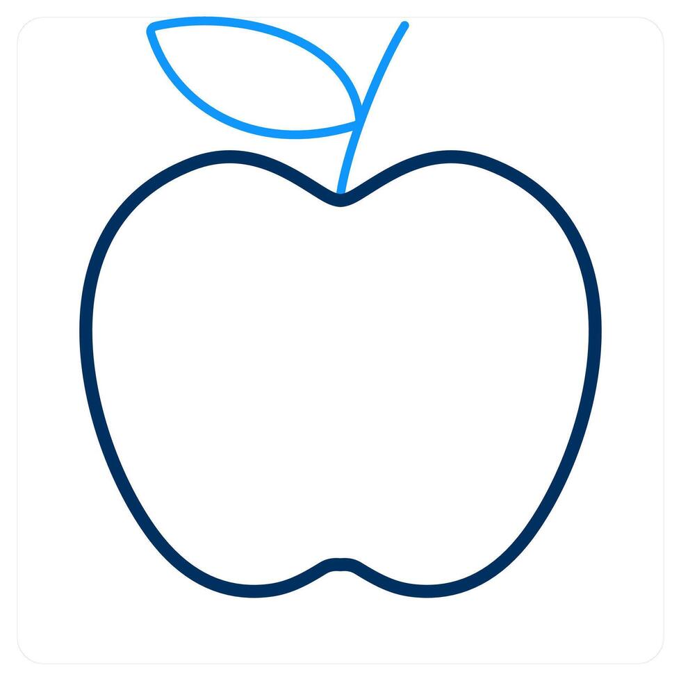 Apple and fruit icon concept vector
