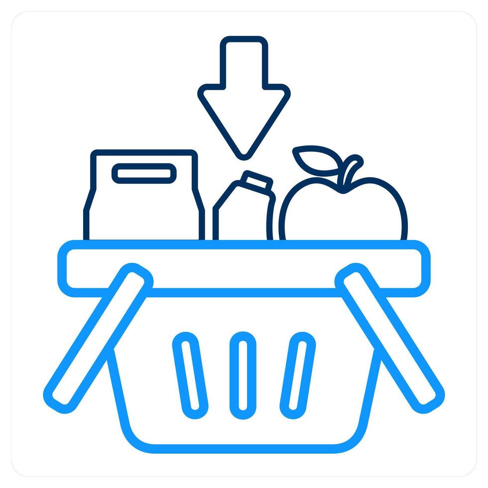 shopping cart and cart icon concept vector