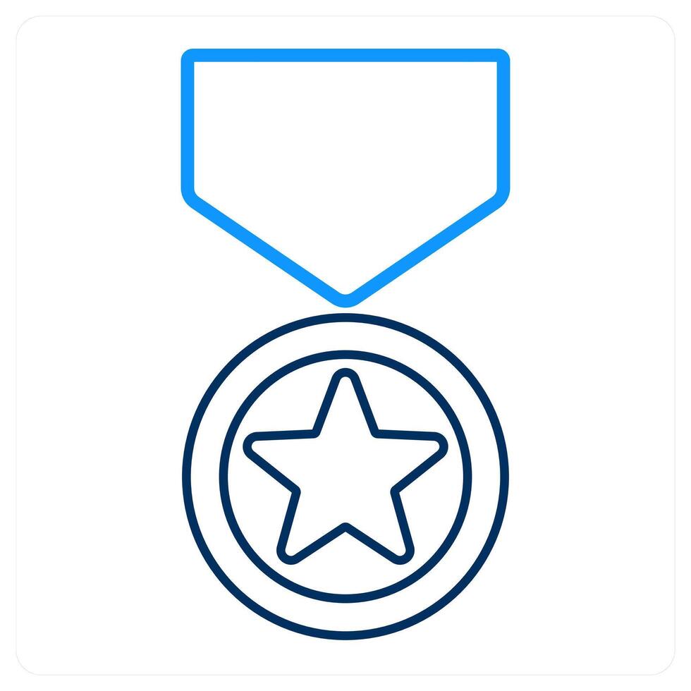medal and aim icon concept vector