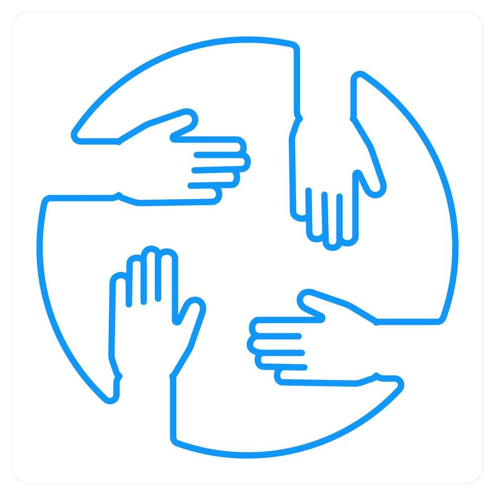 teamwork and team icon concept vector