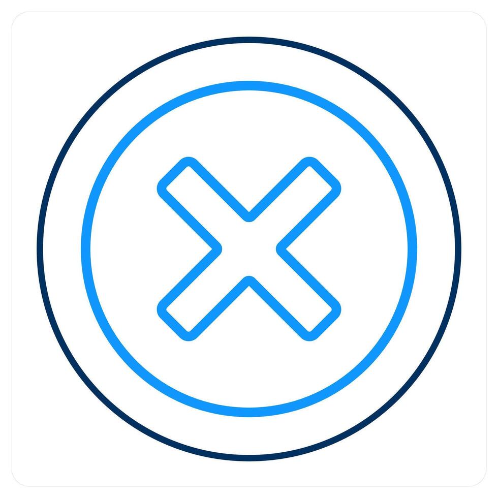 delete and remove icon concept vector