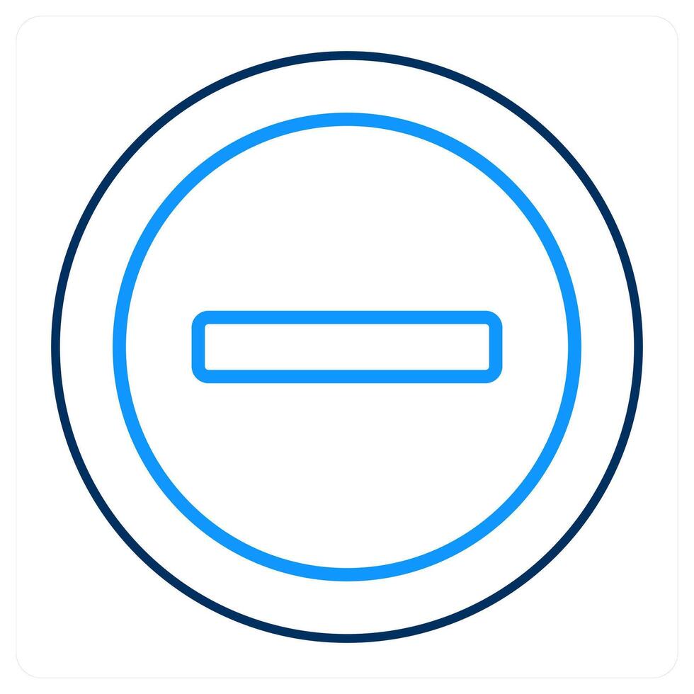 subtract andbuton icon concept vector