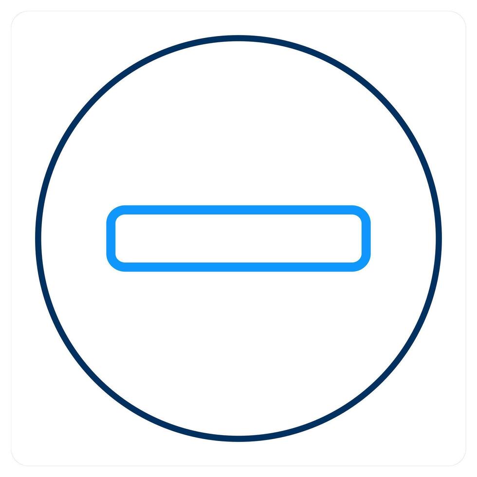 remove and minus icon concept vector