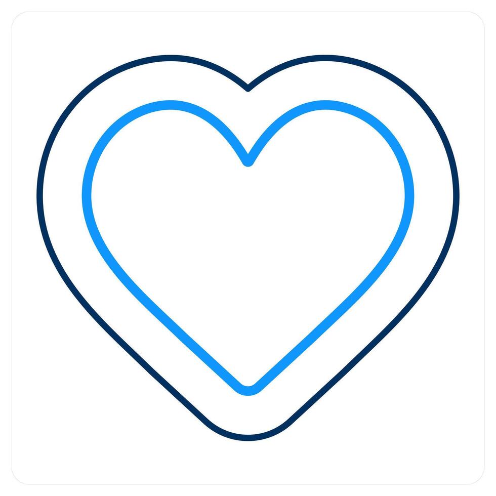 like and heart icon concept vector