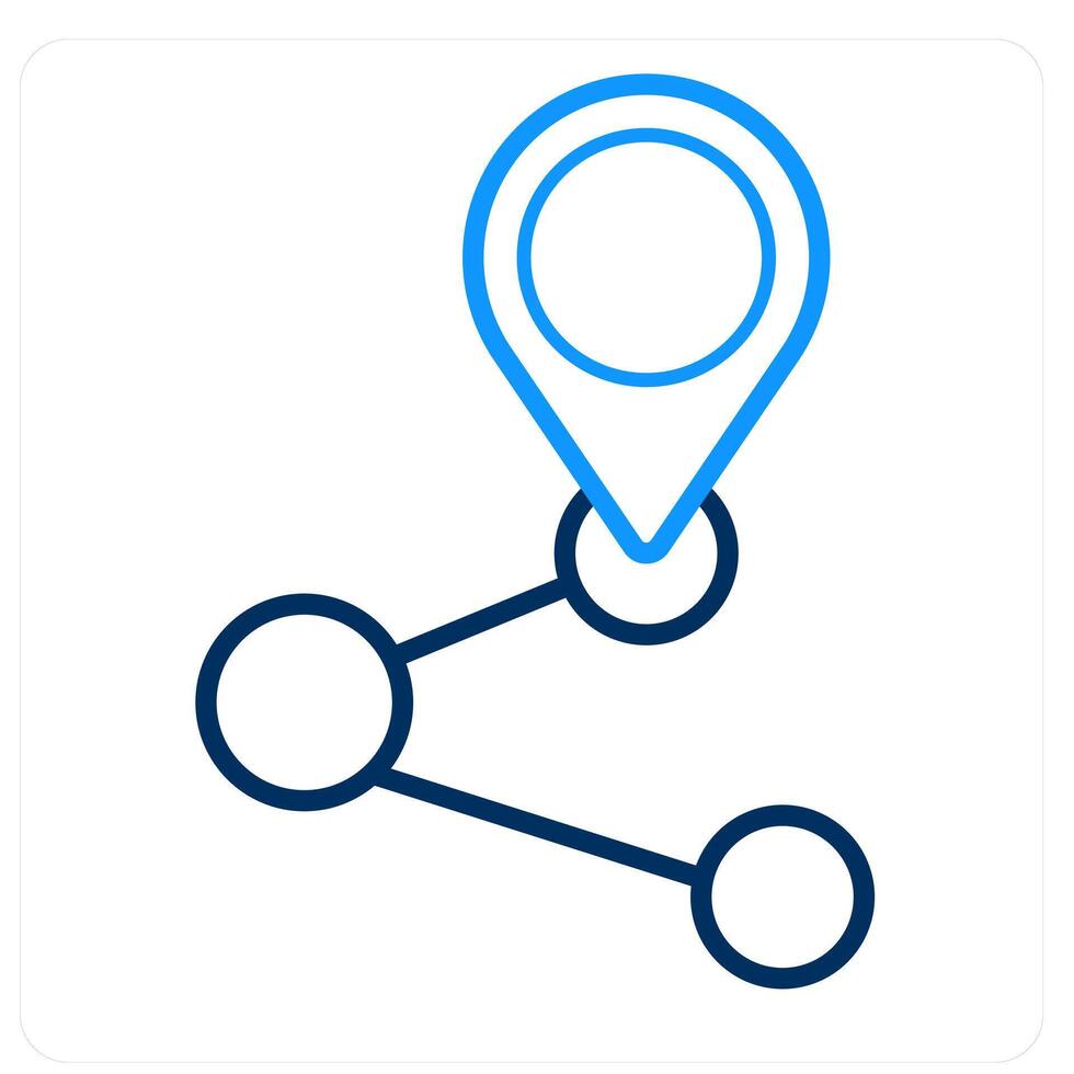 Share Location and map icon concept vector